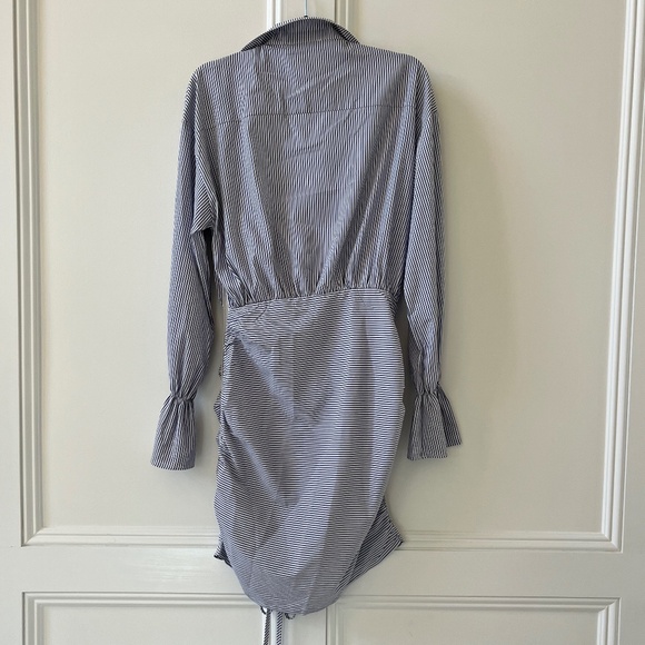 SPRING STRIPE POPLIN DRESS Medium - Picture 4 of 4